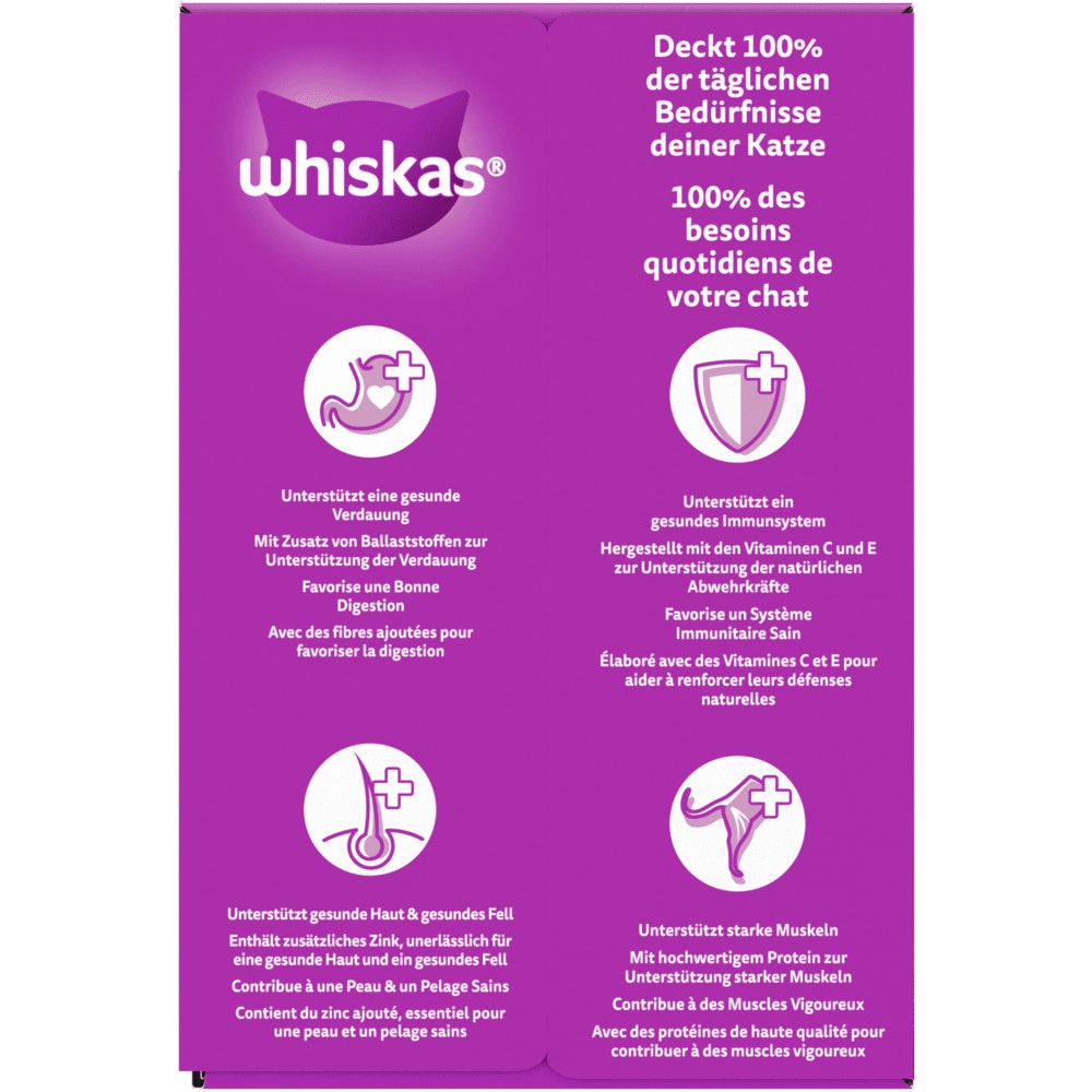 WHISKAS® 1+ Klassische Auswahl in Sauce, 12, 24, 40, 48 & 80 x 85g - 2