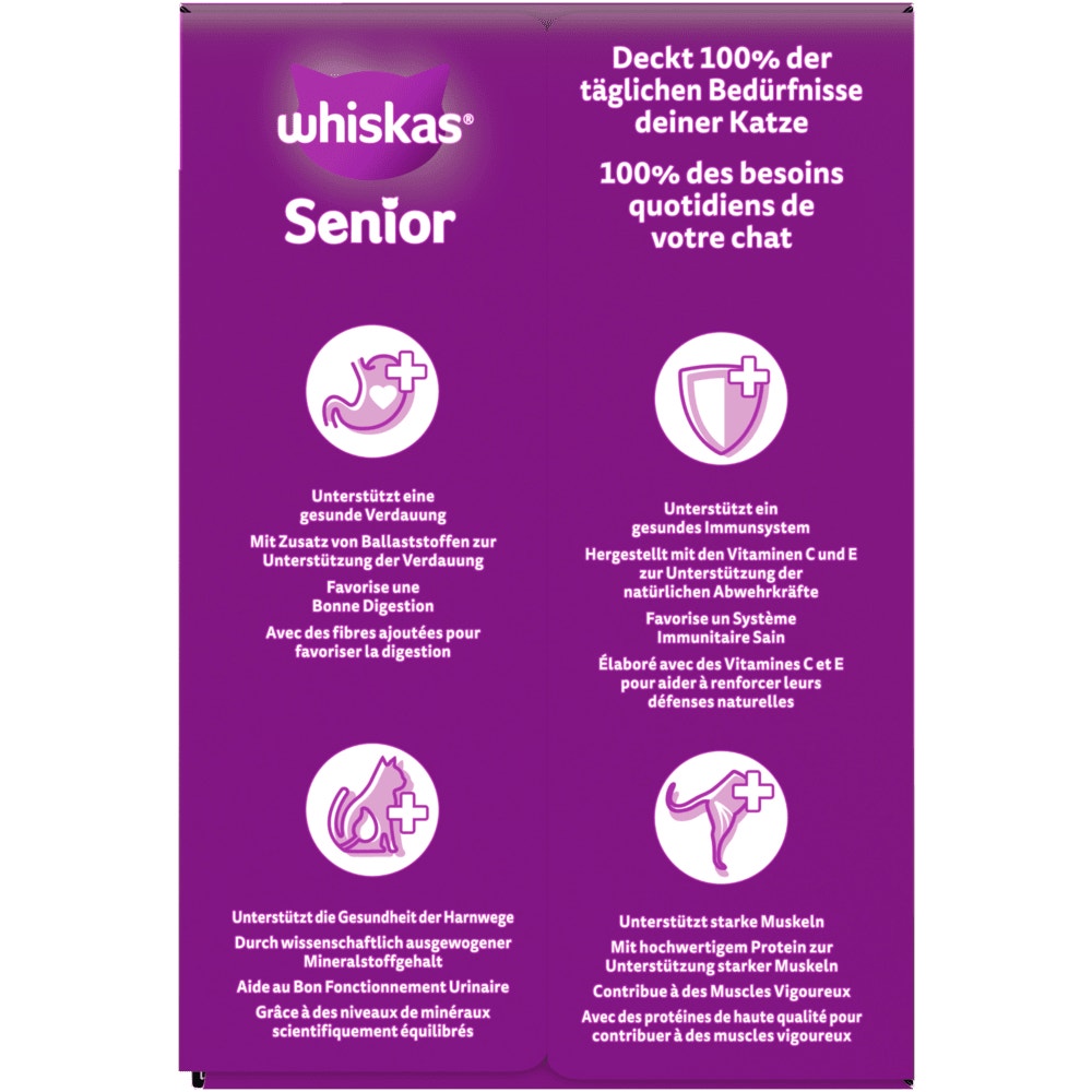 WHISKAS® 7+ Geflügel Auswahl in Sauce, 12 & 24 x 85g - 2