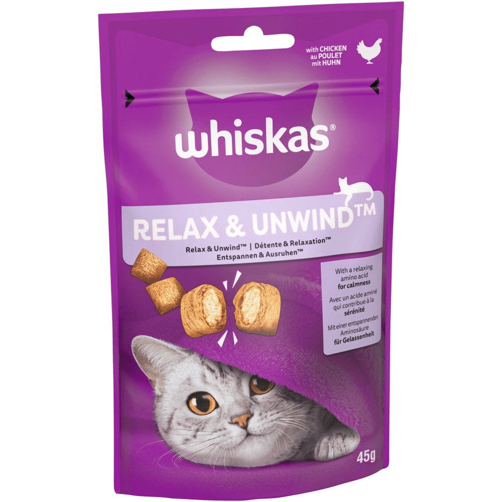 WHISKAS® RELAX & UNWIND Huhn, 45g - 1