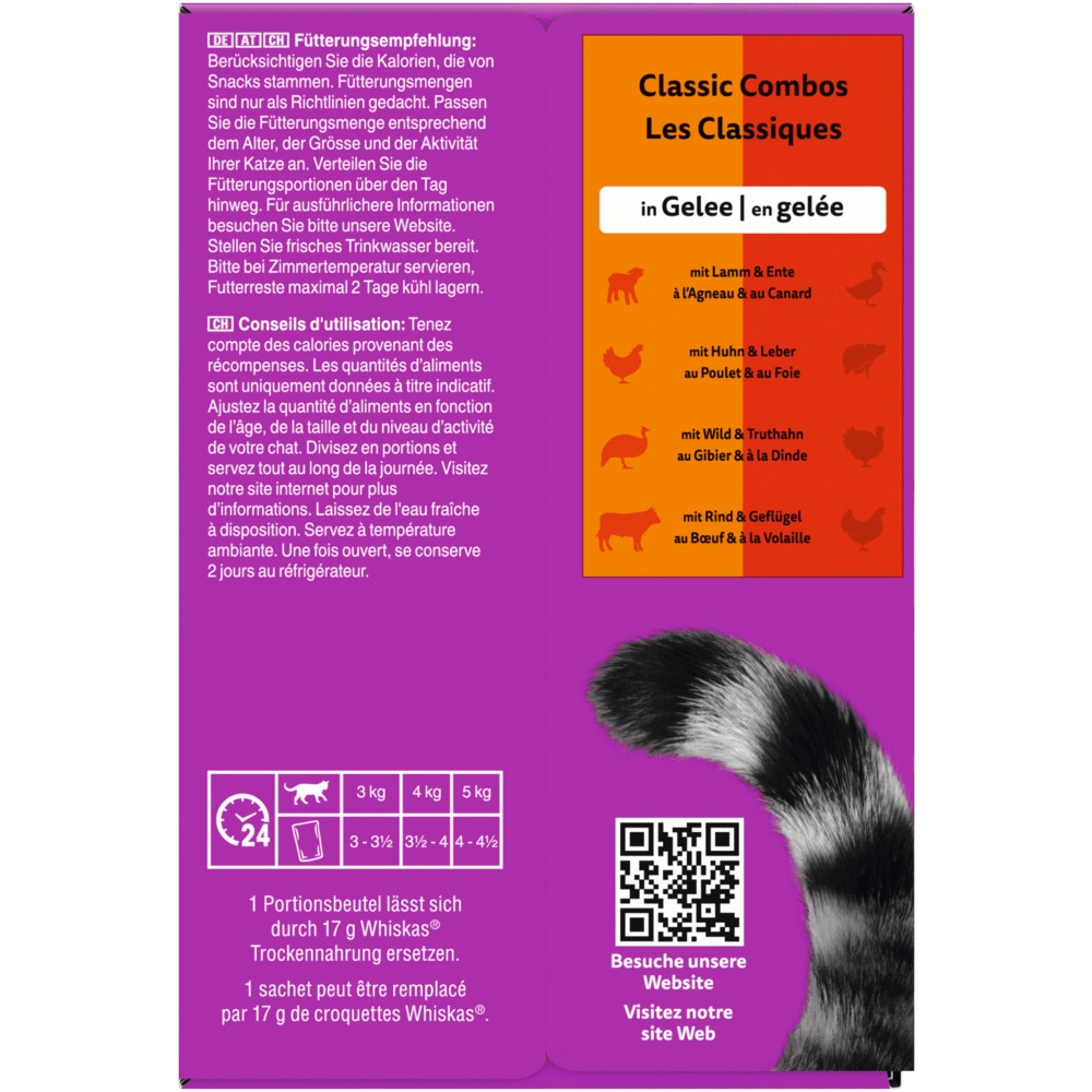 WHISKAS® Duo Classic Combos in Gelee, Multipack 12 x 85g - 3