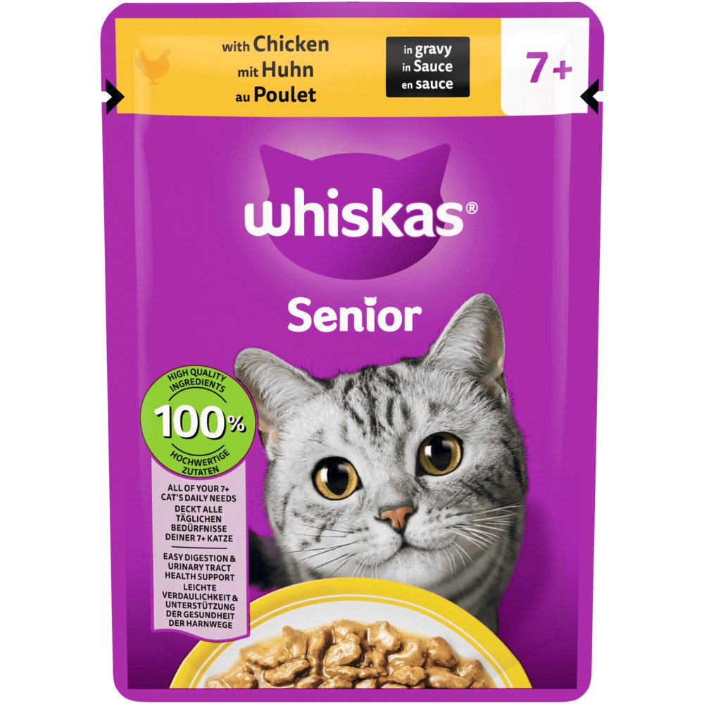 WHISKAS® 7+ Huhn in Sauce, 85g - 1