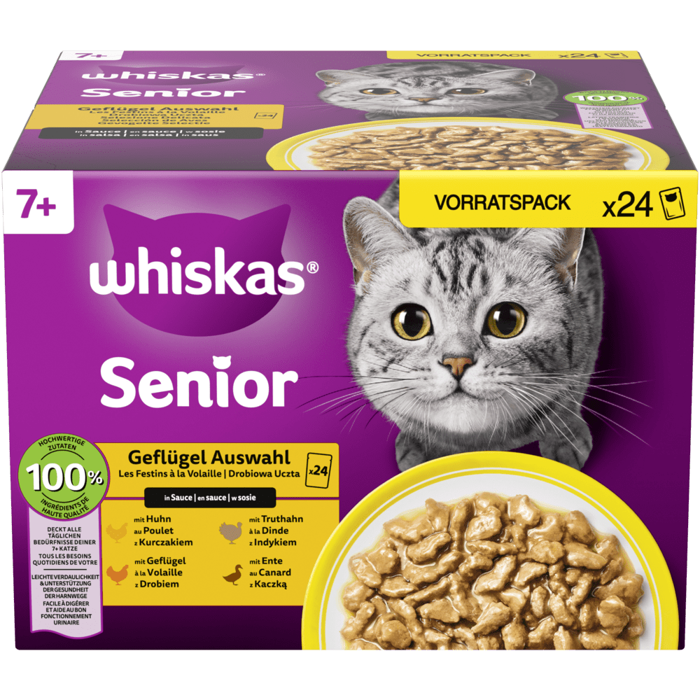 Whiskas - 7 Mix Selectie in Saus 12x85g | Carrefour België