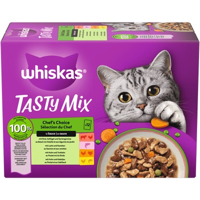 Tasty Mix Chef's Choice in Sauce, Nassfutter