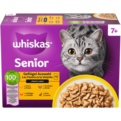 Portionsbeutel Multipack 7+ Geflügel Auswahl in Sauce