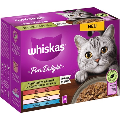 PURE DELIGHT Portionsbeutel Multipack Gemischtes Ragout in Gelee